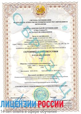 Образец сертификата соответствия Кириши Сертификат OHSAS 18001